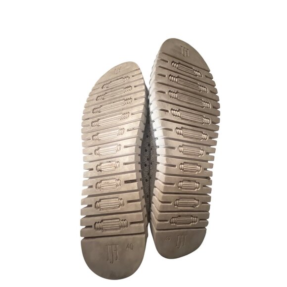 Ilse Jacobsen Womens Grey Perforated Slip-On Shoes Size 10 - Picture 5 of 6